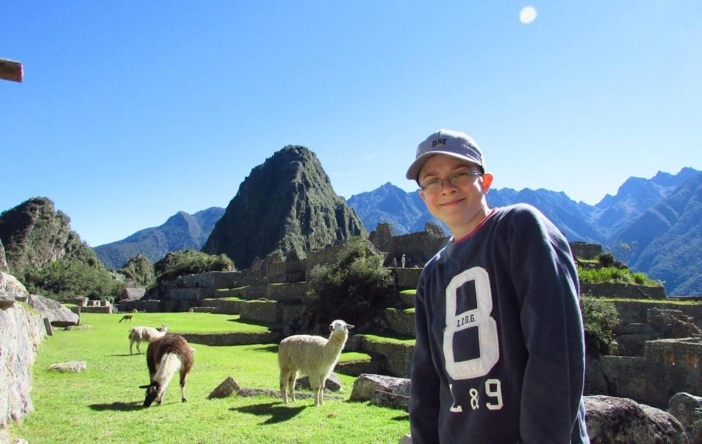Besuch am Machu Picchu