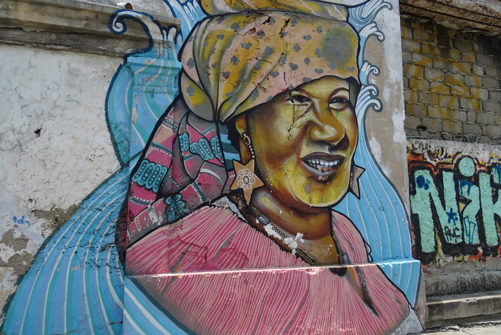Fresque, street art Colombie