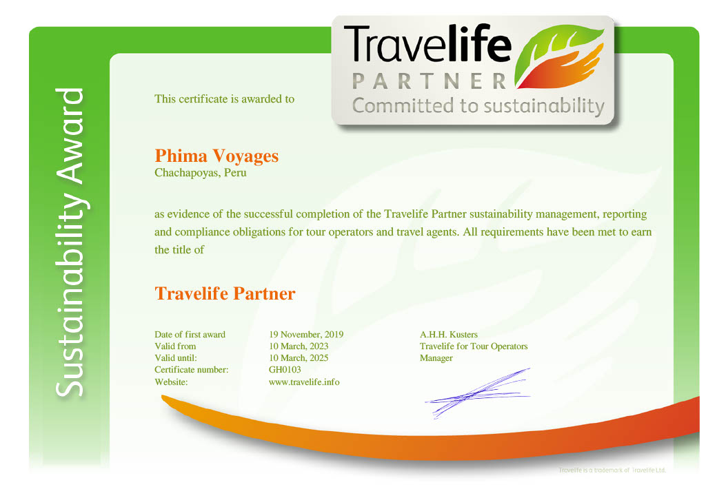 Travelife Partner Zertifikat